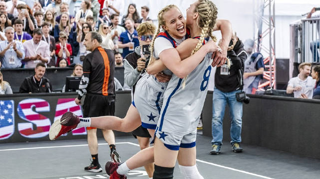 FIBA3x3世界杯女篮决赛 美国女篮 - 法国女篮 全场录像 集锦
